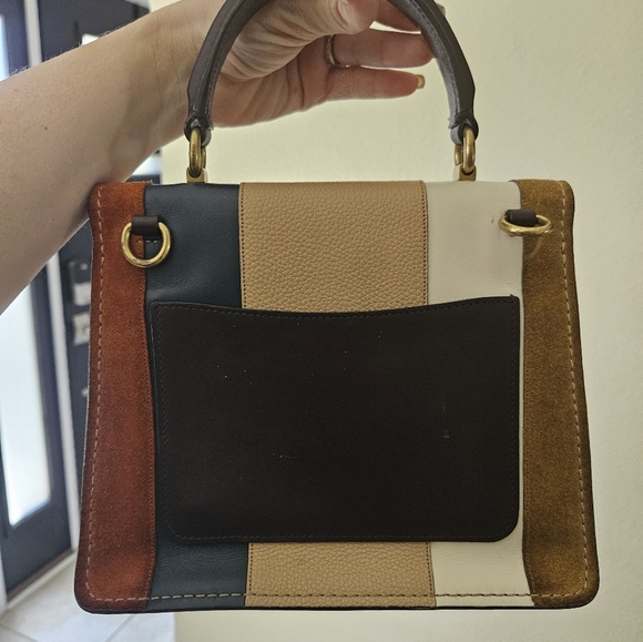 Coach Parker Top Handle With Patchwork Strips - Picture 2 of 10